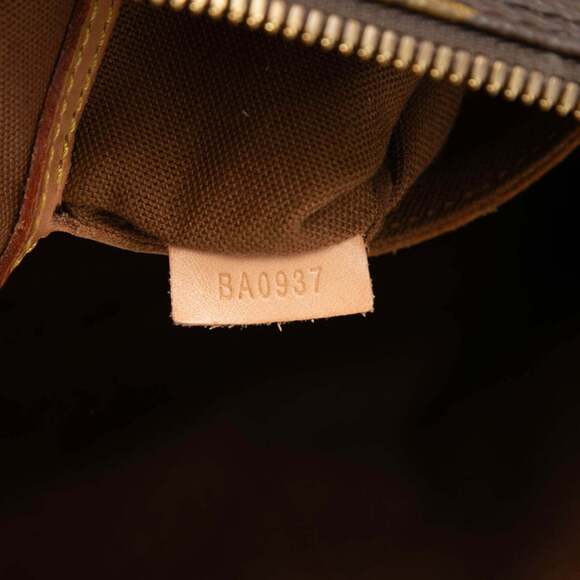 LOUIS VUITTON Brown Monogram Leather Alma PM Bag